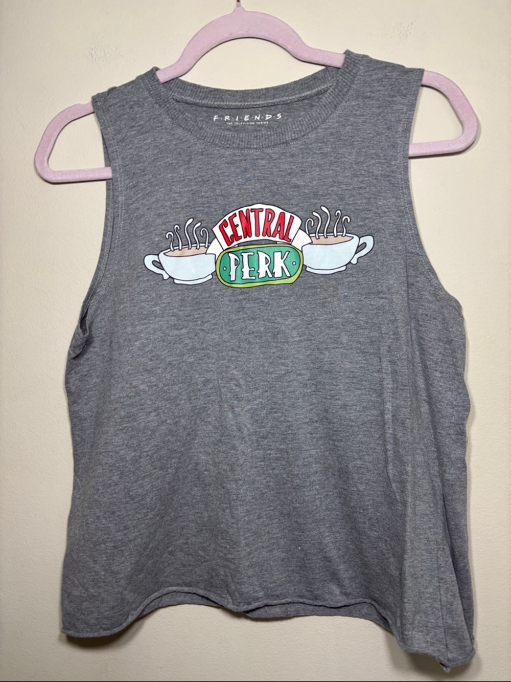 FRIENDS Gray Central Perk Graphic Tank